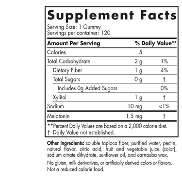 Zero Sugar Melatonin Gummies